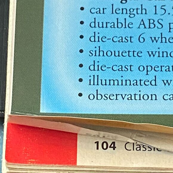 Classic Toy Trains January 2009 Colorado Time Machine Train Set Buyers Guide - Picture 4 of 5